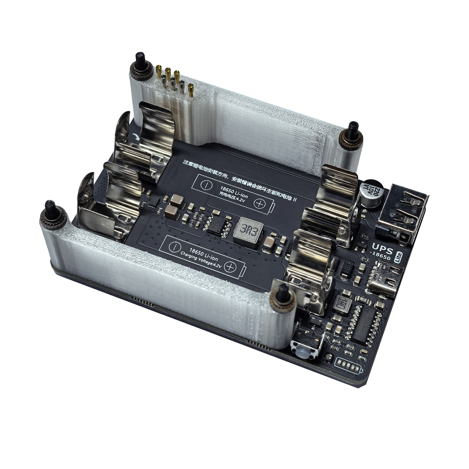 Raspberry Pi 4B 3B+ 3B 5V 3A U - Raspberry Pi Uninterrupted Power Supply Ups 18650 review and price
